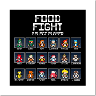 Food Fight Posters and Art